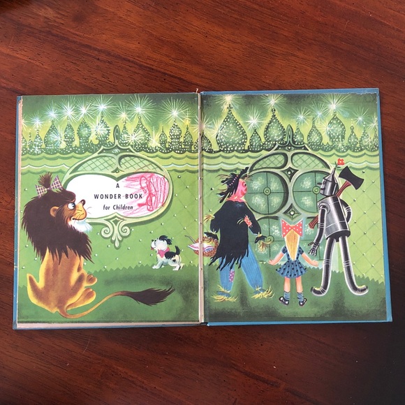 THE WIZARD OF OZ 1951 Vintage Wonder Book - Picture 6 of 8